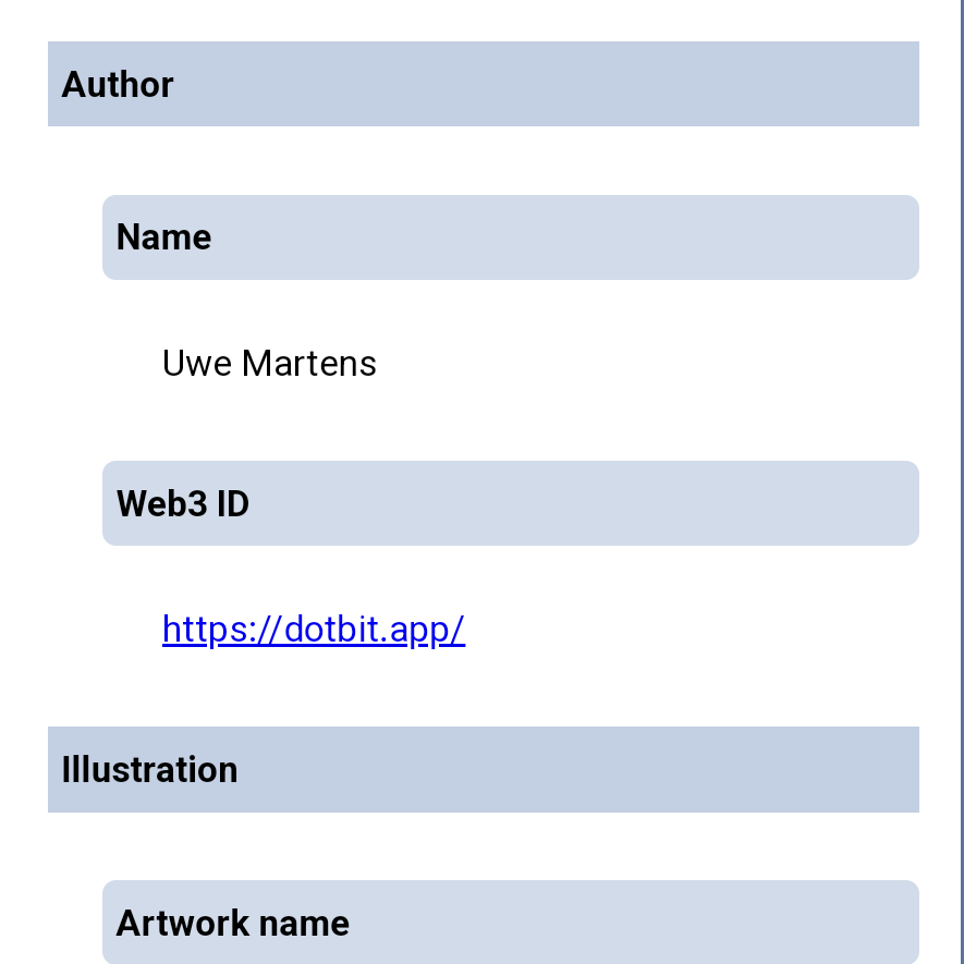 Web3 content creation - Author H1 header