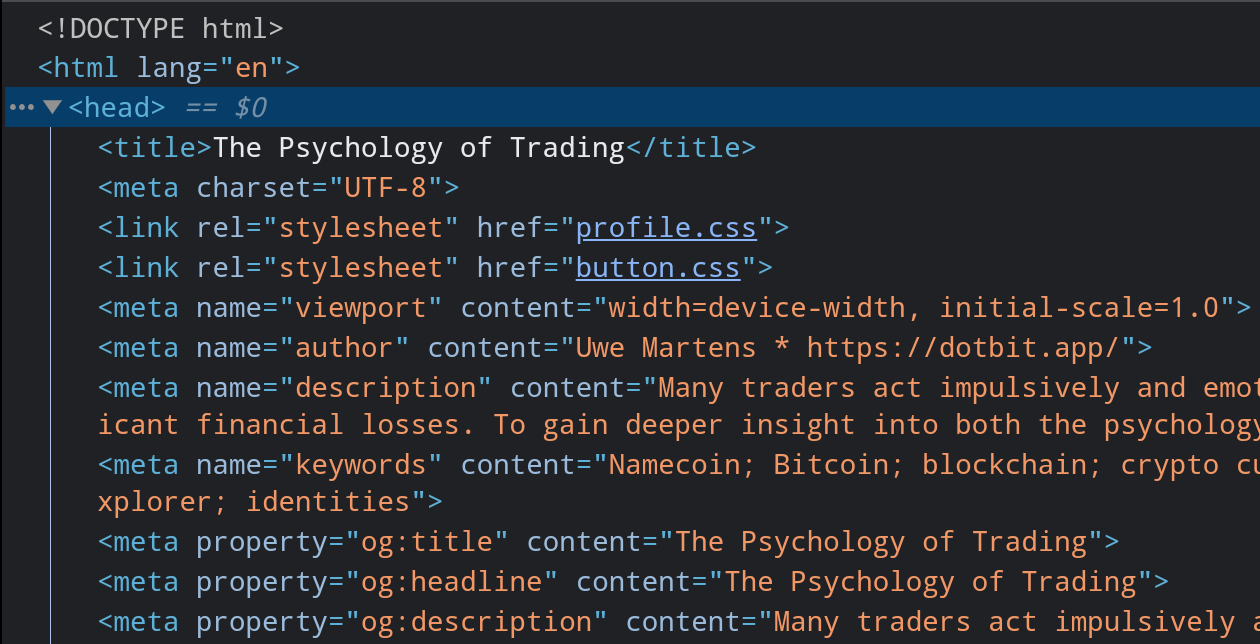 Web3 content creation - HTML Metatags